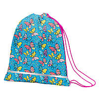 Сумка для взуття SMART SB-01 "Bright butterfliesl", блакитний