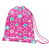 Сумка для взуття SMART SB-01 "Shine Bright", рожевий/бірюзовий