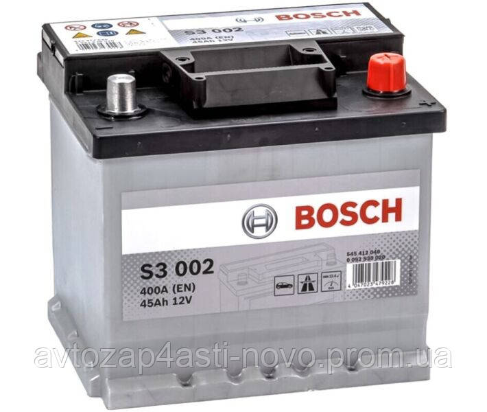 Аккумулятор 45Ah-12v (S3002) (207x175x190),R,EN400 BOSCH