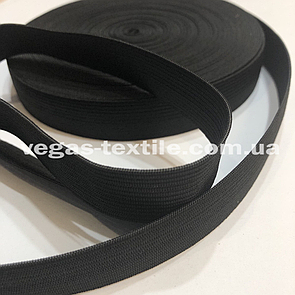 Гумка швейна чорна 2 см