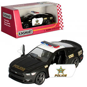 Машинка KT5386WP метал,інер-я,поліція,12см,1:38,об. двері,рез.колеса.