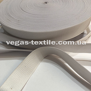 Гумка швейна біла 2 см