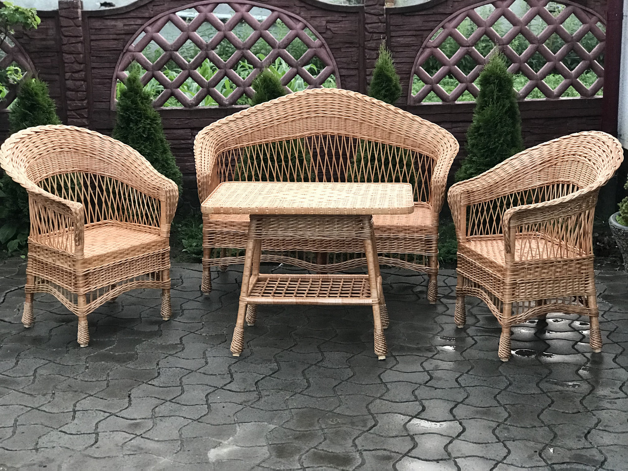 Меблі з лози "Версаль"