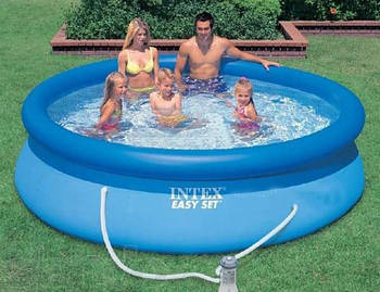 Надувний басейн у будинку Intex Easy Set Pool, 305х76 см