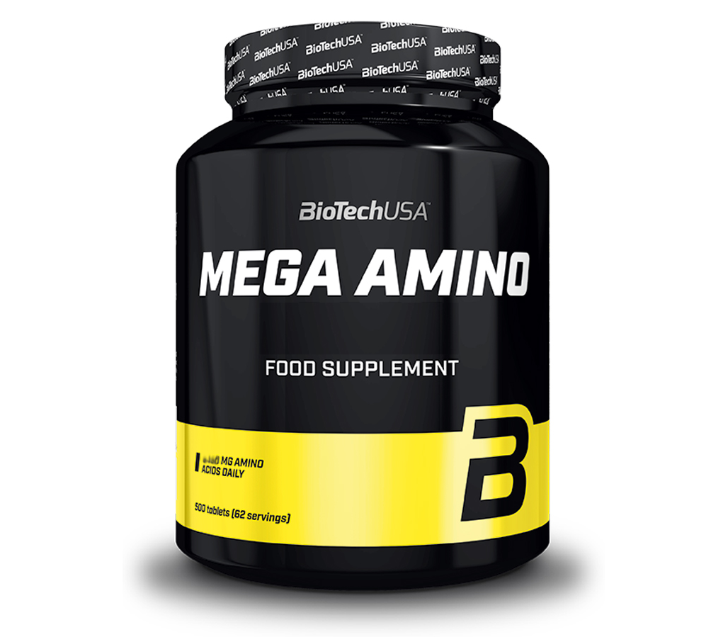 Амінокислоти Mega Amino BioTech 500 таблеток, фото 1