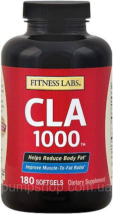 Для зниження ваги КЛА FitnessLabs CLA 1000 180 капс., фото 2