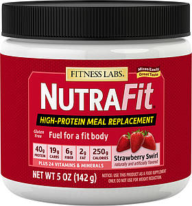Замінник живлення FitnessLabs Meal Replacement Shake NutraFit 142 г