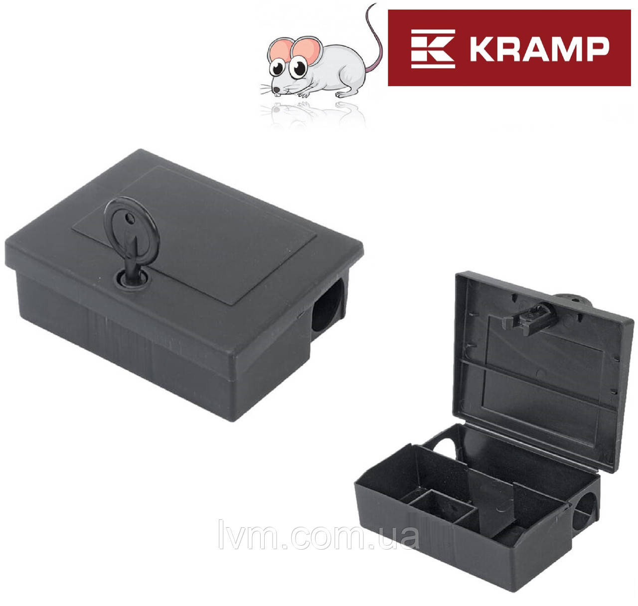 Пастка для мишей Дератизаційна Станція пластикова