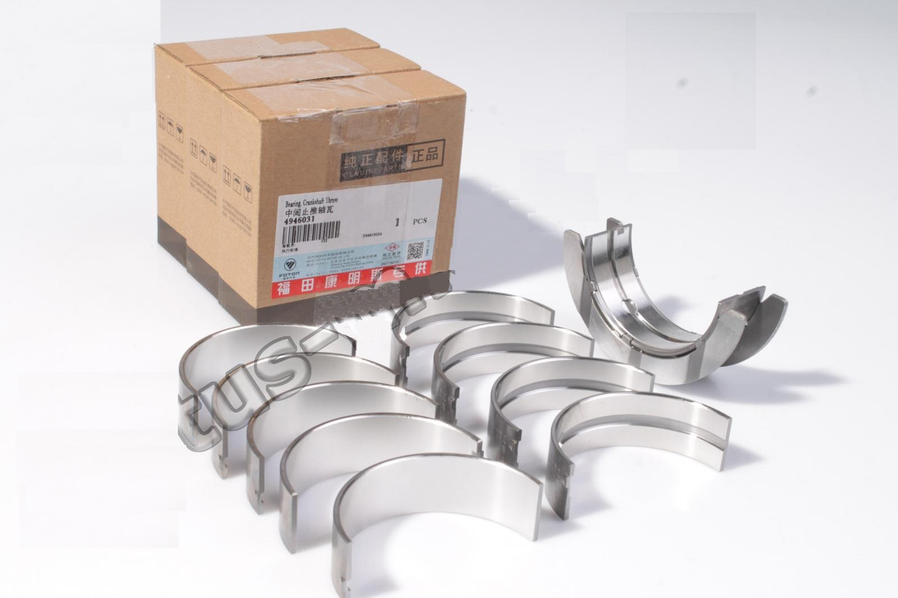 Вкладиші Газель NEXT, Бізнес Cummins ISF 2.8 корінний СТ комплект (верхній 4шт, нижній 5шт, осьового offset. 1шт), фото 1