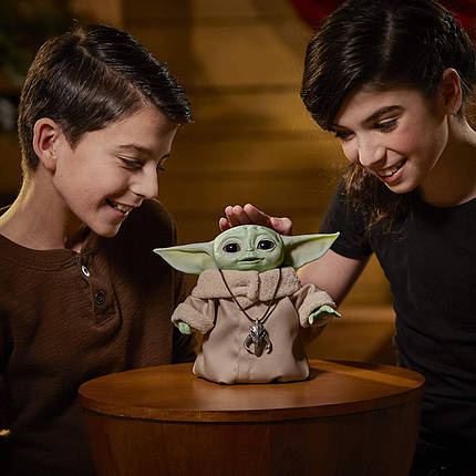 Інтерактивний Йоду Мандалорец Зоряні війни Star Wars The Child Baby Yoda Mandalorian Малюк Грогу, фото 2