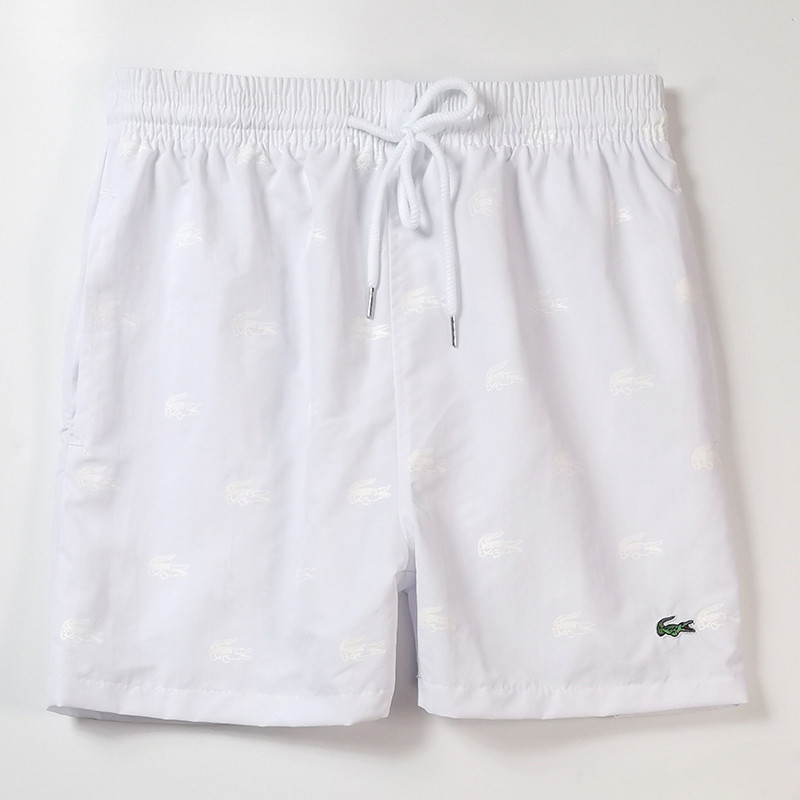 Чоловічі пляжні плавальні шорти (плавки) Lacoste, для плавання, колір білий 4XL