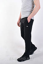 M,L,XL,2XL,3XL. Чоловічі спортивні штани ST-BRAND / Трикотаж - чорні, фото 3