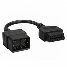 Перехідник з OBD2 16pin мама на Toyota 17pin тато