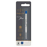 Стрижень кульковий Parker QuinkFlow синій 1 шт. 0.8 мм (10 231BLU), фото 2