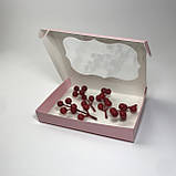 Коробка для пряника, 200*150*30 мм, з вікном, пудра, фото 4