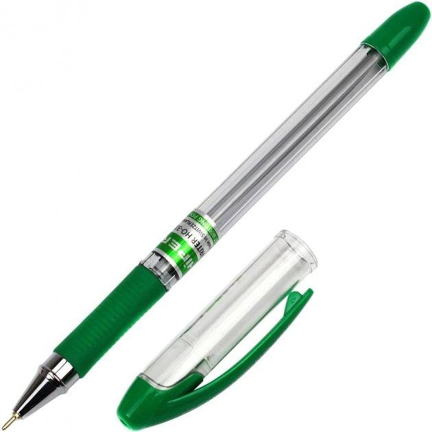 Ручка масляна HIPER Max Writer HO-335 0.7 мм зелена (10), фото 1