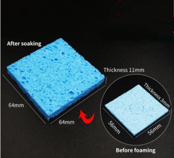 Губка для чищення жала паяльника 6 см * 6 см