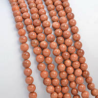 Бусини Авантюрин Золотий Пісок 65 шт. Кулька 6 мм