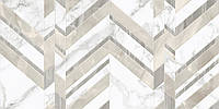 Плитка облицювальна Golden Tile Marmo Bianco шеврон 300*600