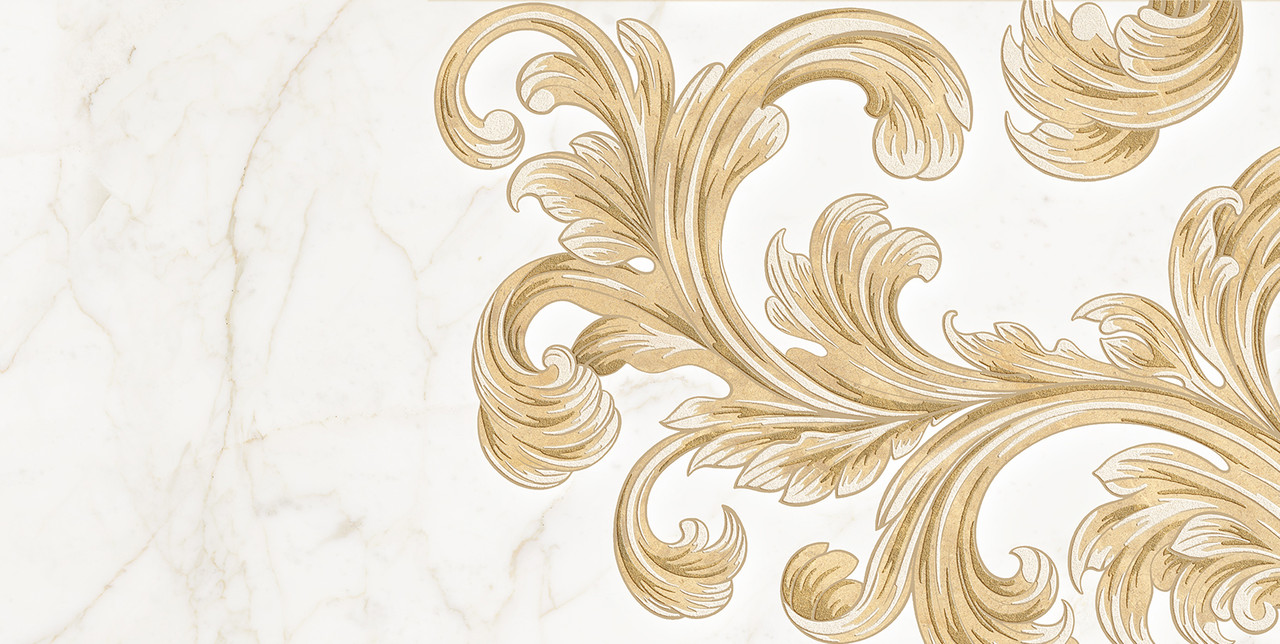 Декор Golden Tile Saint Laurent Decor №1 білий 300x600x9