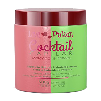 Маска для волос Love Potion Máscara Morango e Menta 100 (розлив)