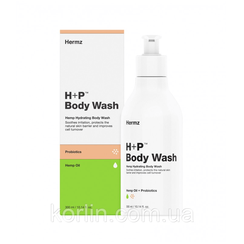 Гель для душа При Псоріазі Екземе Атопічного Дерматиту Hermz H+P Body Wash Англія 300 мл Доставка з ЄС