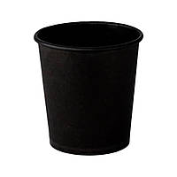 Стакан одноразовий паперовий чорний 270 мл (50 шт в уп)