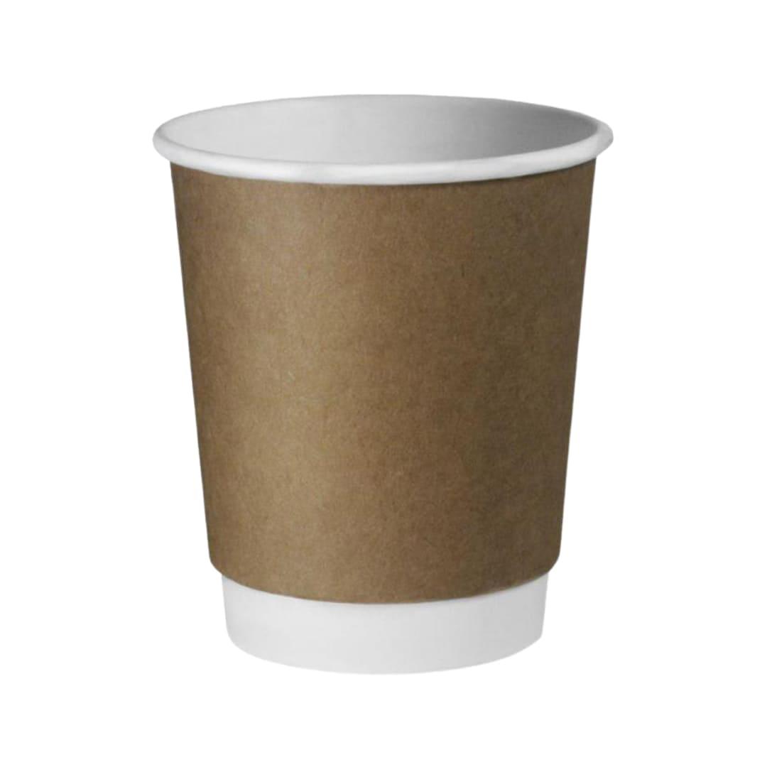 Стакан крафтовий двошаровий 250 мл (20 шт в уп)