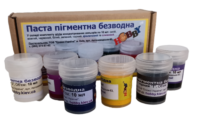 Пігментні пасти для епоксидних смол Пігментні пасти для епоксидних смол