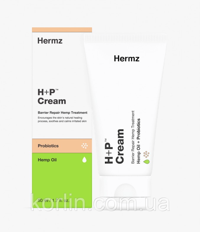 Заспокійливий Крем Від Псоріаза Екземи Атопічного Дерматита Hermz H + P Cream Англія 50 мл Доставка з ЄС