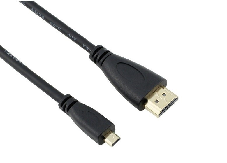 Кабель microHDMI - HDMI для Raspberry Pi, 1.5м (RA557)