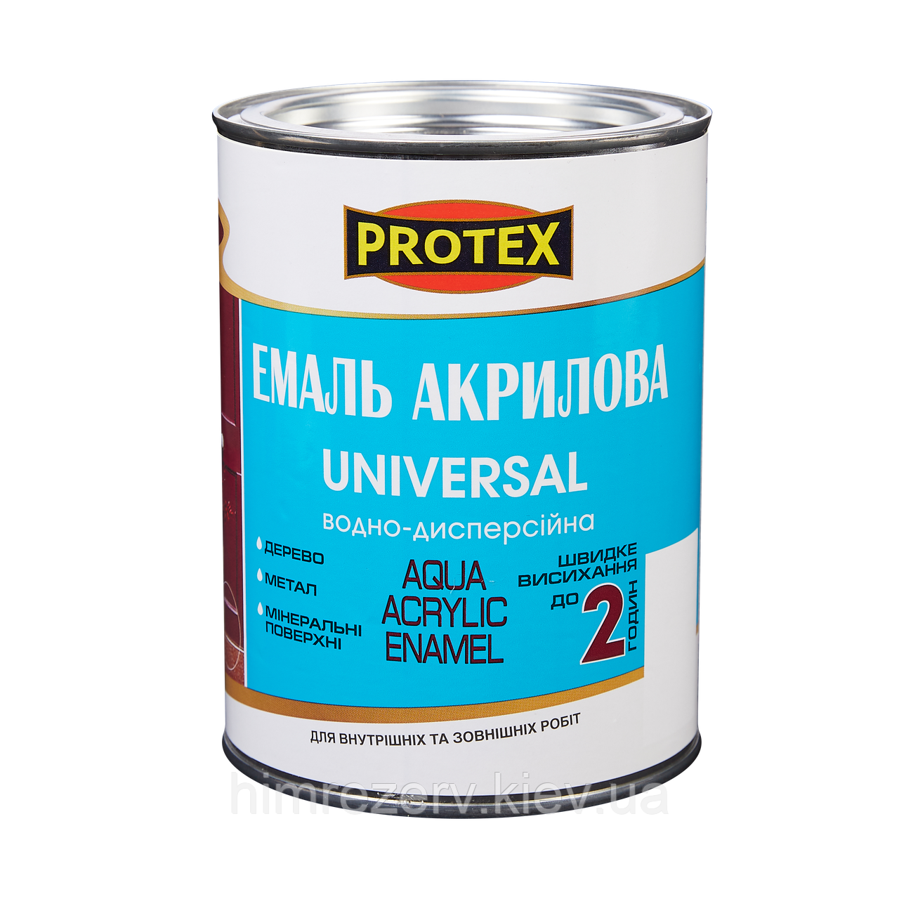 Емаль акрилова ВД Universal PROTEX 0.88кг (0.75л) база А для тонування