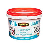 Емаль акрилова ВД Universal PROTEX 0.35кг (0.3л) база А для тонування
