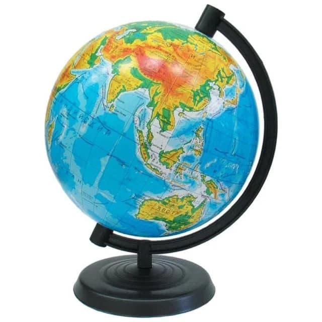 Глобус фізичний 260 мм, фото 1