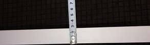 Стіл обідній Родас метал Чорний, стільниця HPL пластик Білий 120х60 см (СДМ меблі-ТМ), фото 2