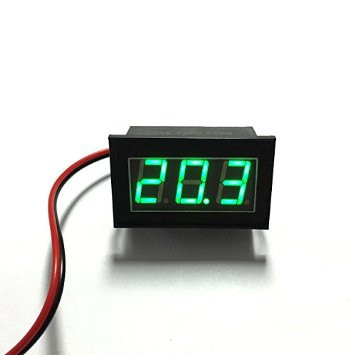 Цифровий вольтметр 4,5 - 30 В DC ЗЕЛЕНИЙ