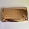 Стильний набір кісточок для макіяжу в гаманці Gold Glamur, 10 шт. Якісні кисті для макіяжу в стилі Glamor., фото 4