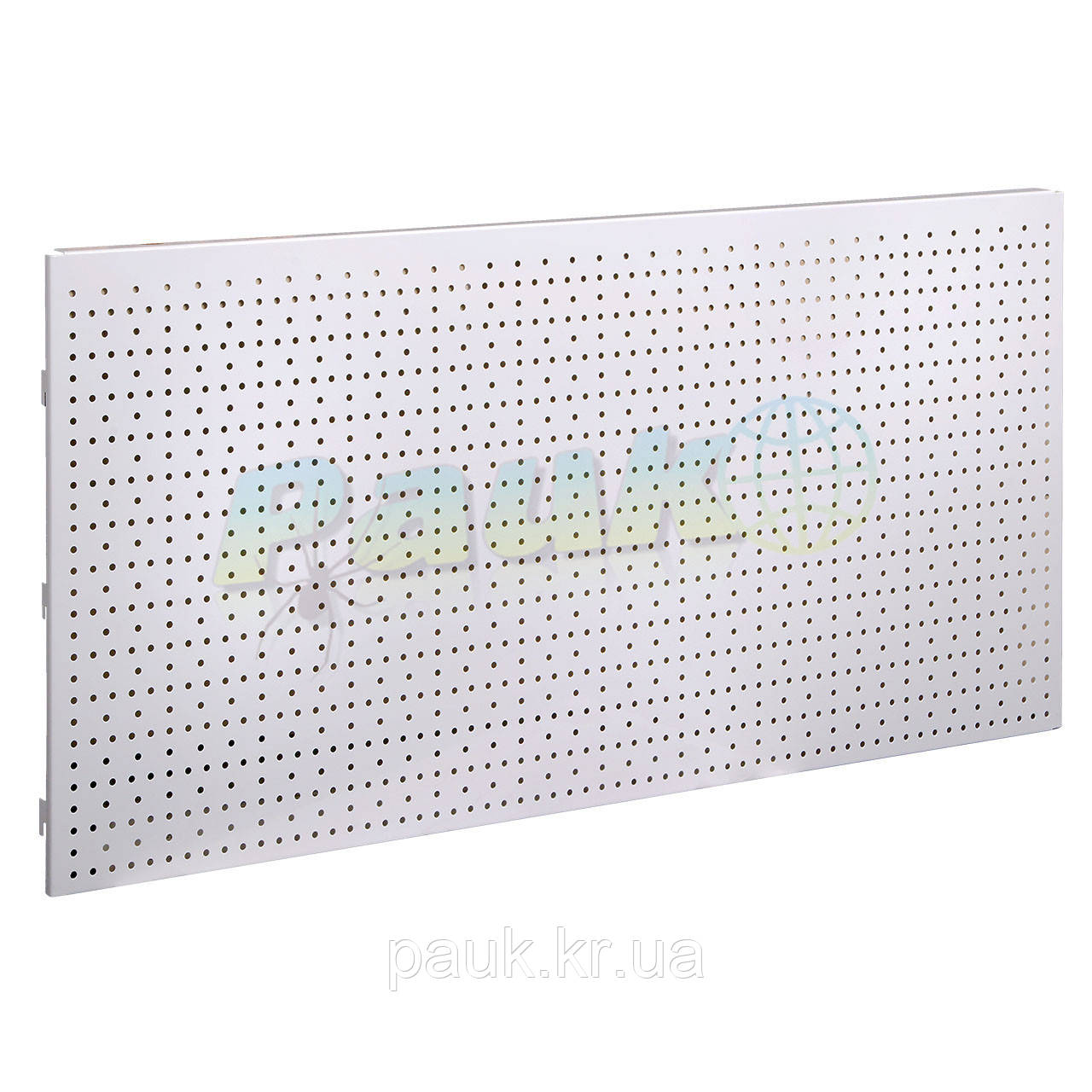 Перфорована панель на стелаж Рістел 950х440 мм, задня перфорована панель, торгова панель з перфорацією для стелажа, фото 1