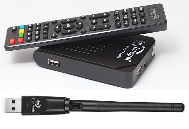 Т2 ресивер c YouTube Sat-Integral 5052 T2 Mini DVB-T2 + Wi-fi адаптер, фото 1
