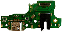 Шлейф Oppo A15/A15s с разъемом зарядки с разъемом наушников с микрофоном плата зарядки