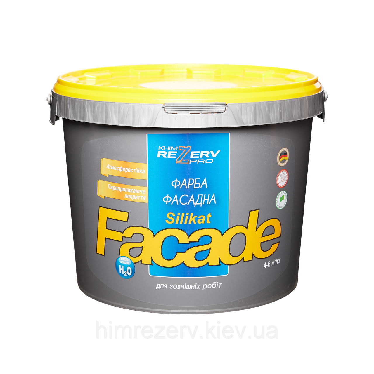 Фарба фасадна FACADE KhimrezervPRO 15.3кг (10л)