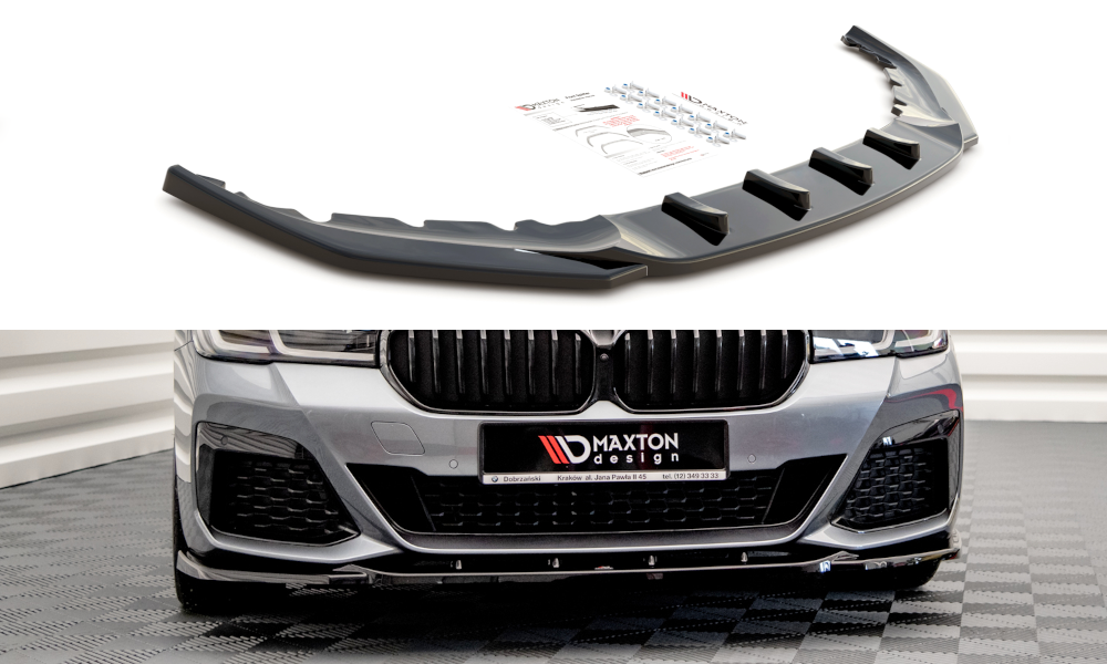 Спліттер BMW G30 M-Sport (20-23) елерон тюнінг обвіс (V2)