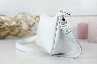 Жіноча сумка Джулс з натуральної шкіри колір Білий, фото 4