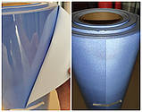 Світловідбивна термоплівка для тканини синя 1 метр, фото 5