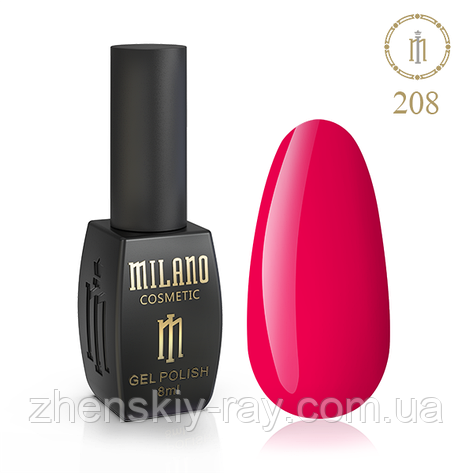 Гель-лак Мілано milano No208, 8 мл, фото 1