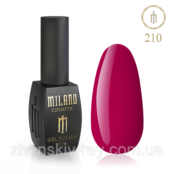 Гель-лак Мілано milano No210, 8 мл