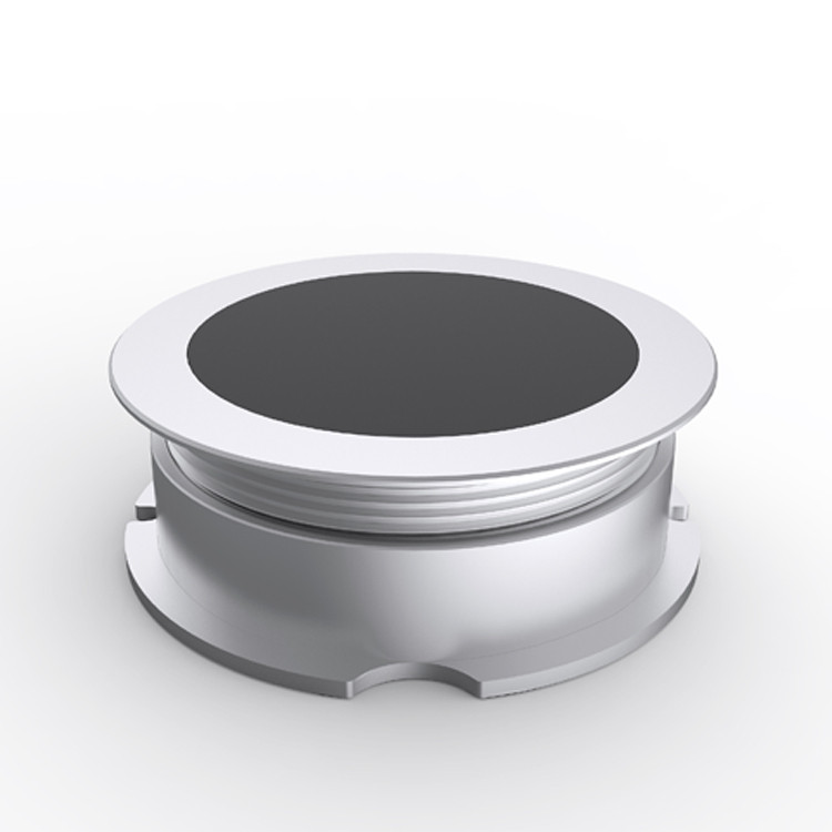 Бездротова зарядка Qi-8015 Silver, 15 Вт, монтаж над стільницею (отвір 80 мм)