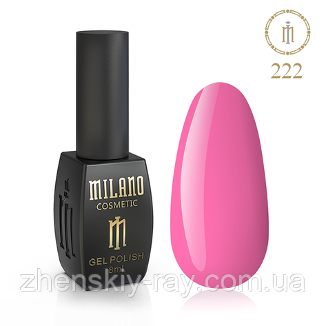 Гель-лак Мілано milano No222, 8 мл, фото 1