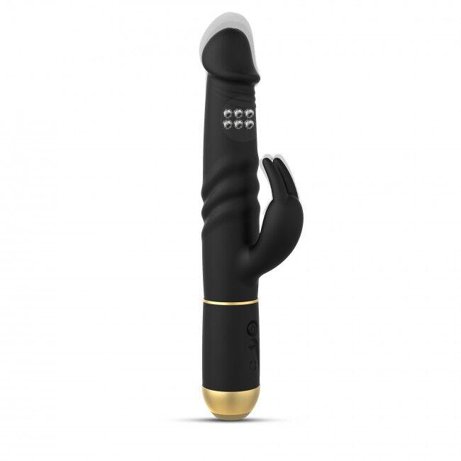 Вібратор Dorcel Furious Rabbit 2.0 зі зворотно-поступальними рухами головки, перезаряджуваний  18+