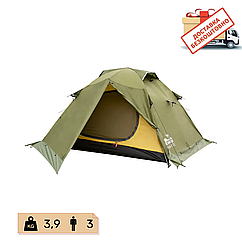 Намет Peak 3 місний Tramp, TRT-026-green